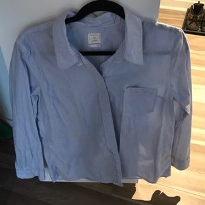 Gap button up pinstripe shirt